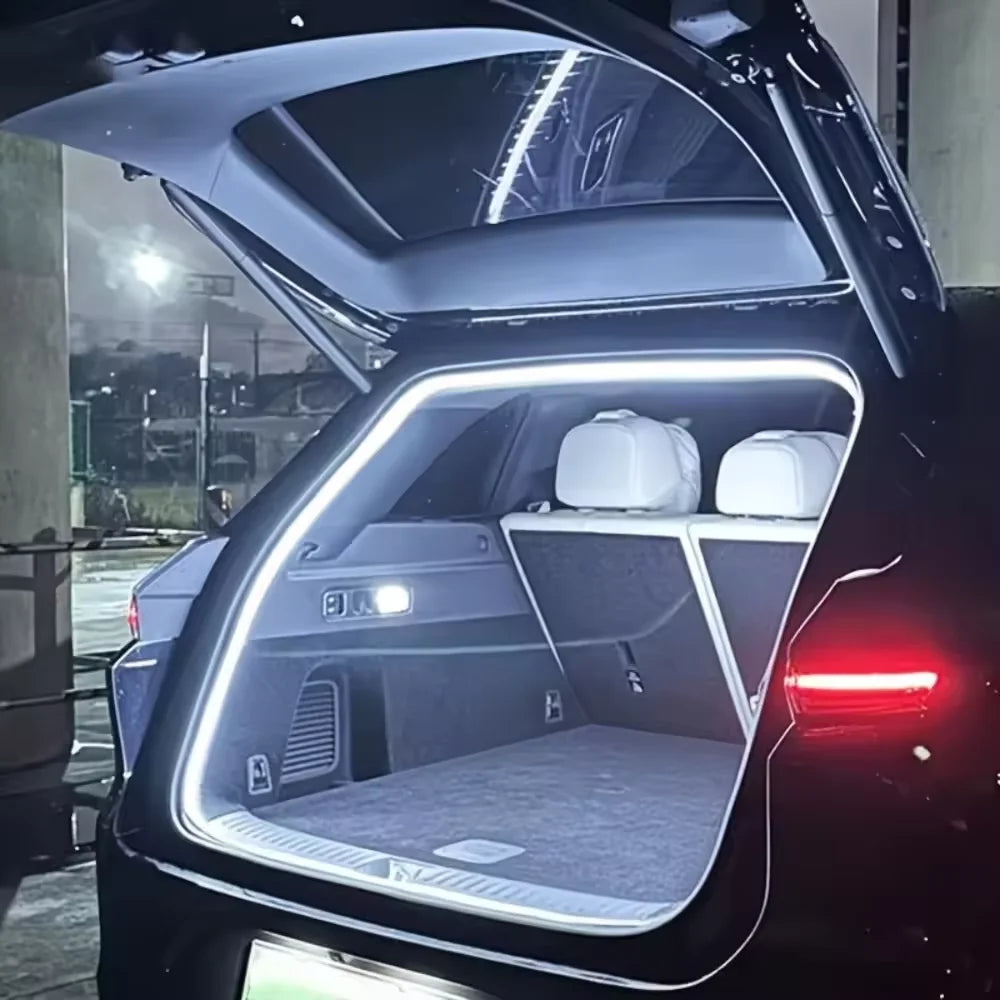 Car Boot LED Light Strip – Auto-Sensing Trunk Ambient Lighting, 2M & 4M | White & Warm