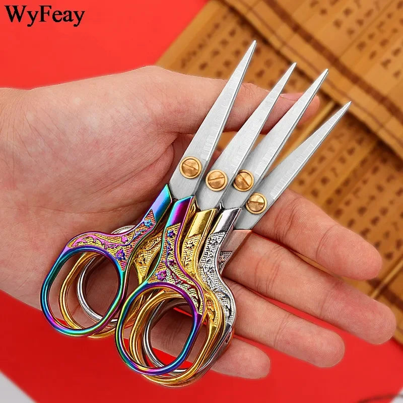 Retro Vintage Embroidery Scissors — Stainless Steel 5 Inch