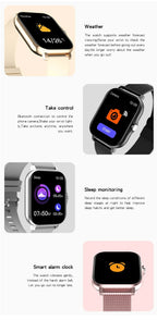 Smart Watch 1.83" HD Display – Bluetooth Calls, Fitness Tracker for Android & iOS