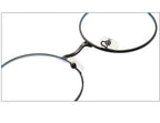 Retro Round Blue Light Blocking Glasses – Silver, Black & Gold