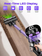 SuXiangVac 10-in-1 Cordless Stick Vacuum Cleaner | 55kPa 500W | HEPA Filter | LED Display | 45 Min Runtime