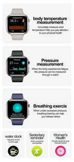 Medical Grade ECG & PPG Smart Watch | Blood Sugar, BMI, Uric Acid & Bluetooth Calling