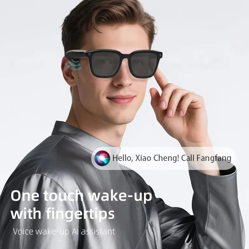 AI Smart Glasses | 8MP Camera, 4K Video, Bluetooth & AI Translation
