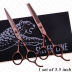Professional Hairdressing Scissors Set – 5.5 & 6.0 Inch Cutting & Thinning Shears