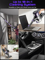 SuXiangVac 10-in-1 Cordless Stick Vacuum Cleaner | 55kPa 500W | HEPA Filter | LED Display | 45 Min Runtime