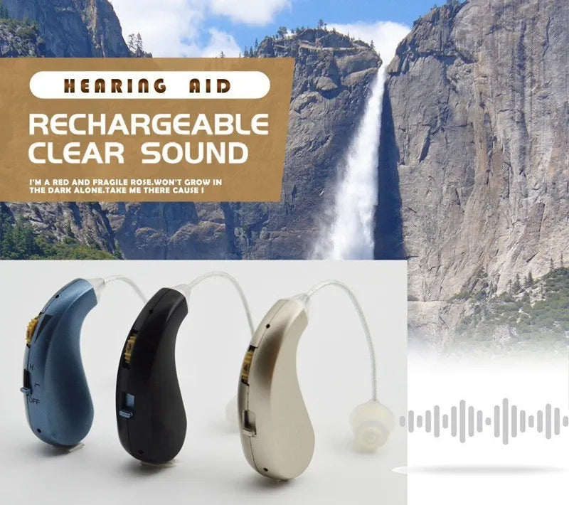 Hearing Aid Headphones for the Elderly – Single-Ear Sound Amplifier with Volume Control