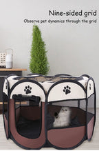 Foldable Pet Playpen & Tent | Indoor & Outdoor Dog & Cat Enclosure