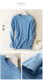 Men's Classic Cashmere Cotton Pullover Sweater – V-Neck & O-Neck