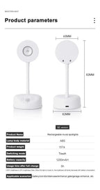 Wireless USB LED Motion Sensor Night Light – Wall Lamp for Bedroom & Living Room