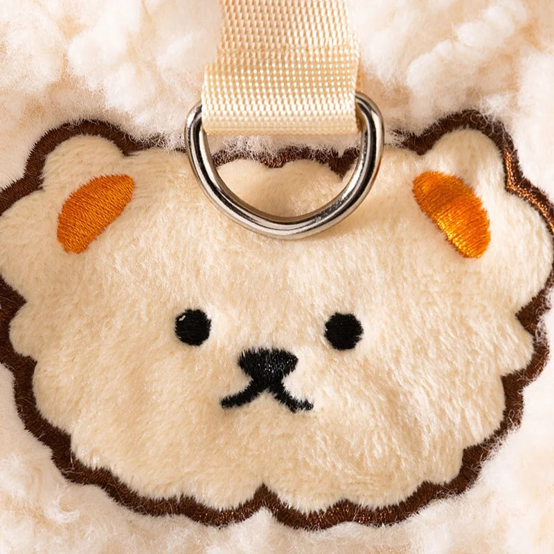 Plush Animal Dog Hoodie – Soft Autumn & Winter Pet Pullover | XS–XL