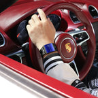 POEDAGAR 857 Men's Rectangular Stainless Steel Quartz Watch