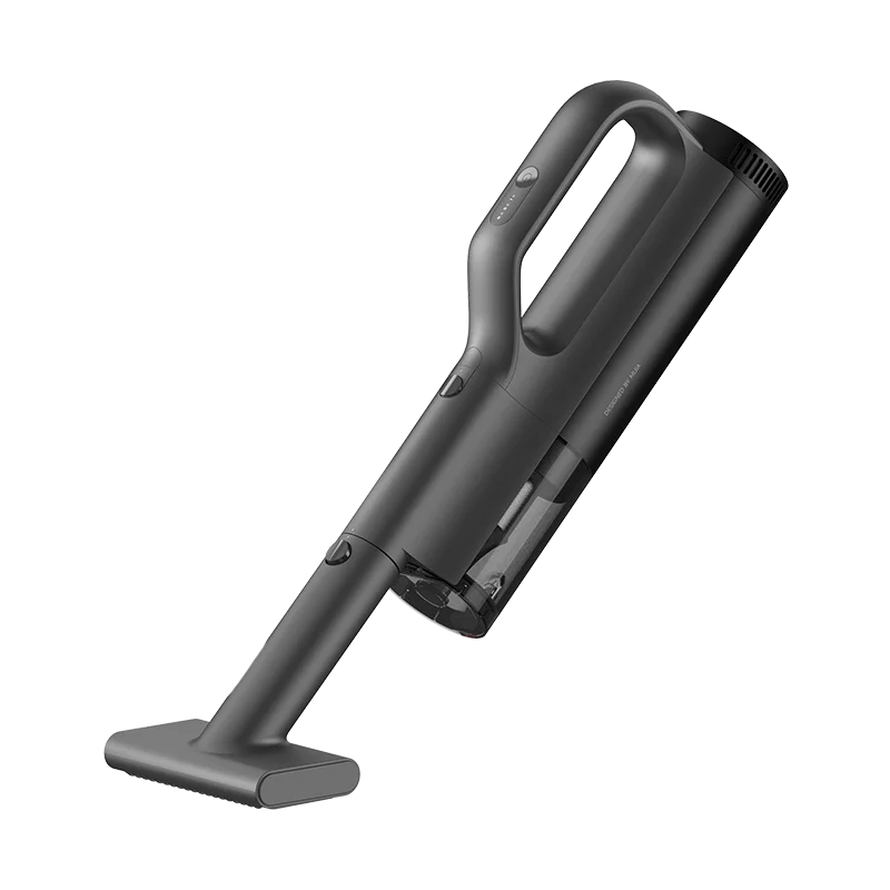Handheld vacuum cleaner on a white background