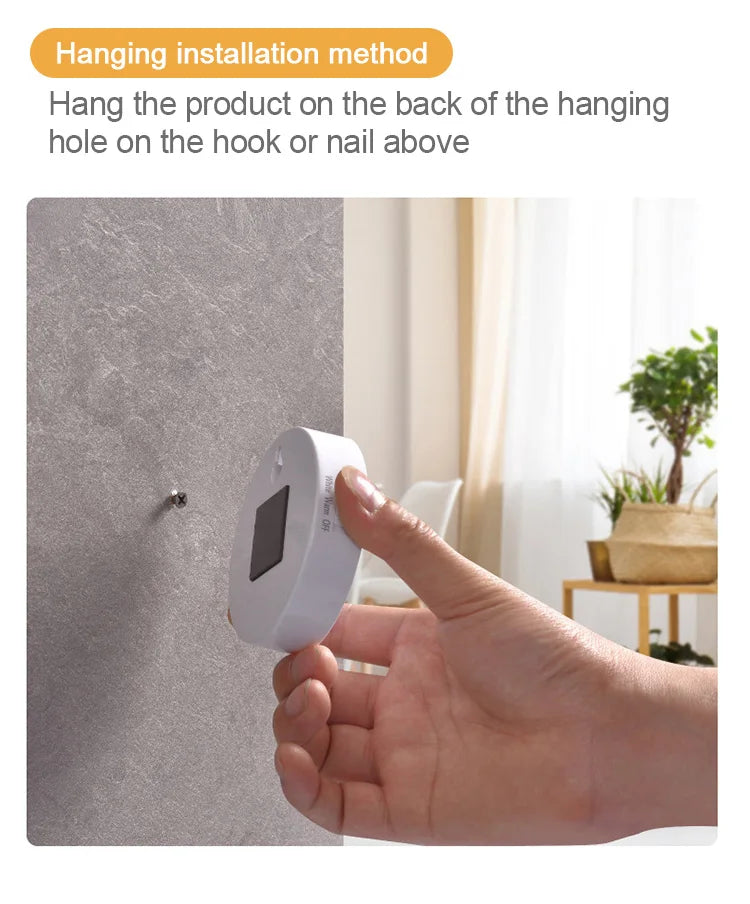 Wireless Motion Sensor Night Light – USB Rechargeable LED Puck Light
