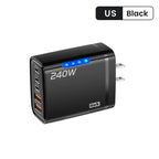 GaN USB-C Charger 5-in-1 Fast Charging Multi-Port Hub