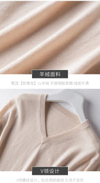 Men's Classic Cashmere Cotton Pullover Sweater – V-Neck & O-Neck