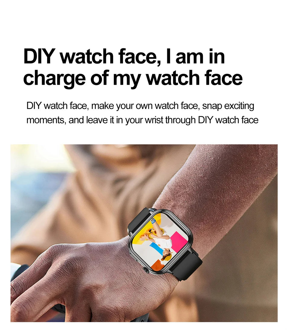 Medical Grade ECG & PPG Smart Watch | Blood Sugar, BMI, Uric Acid & Bluetooth Calling