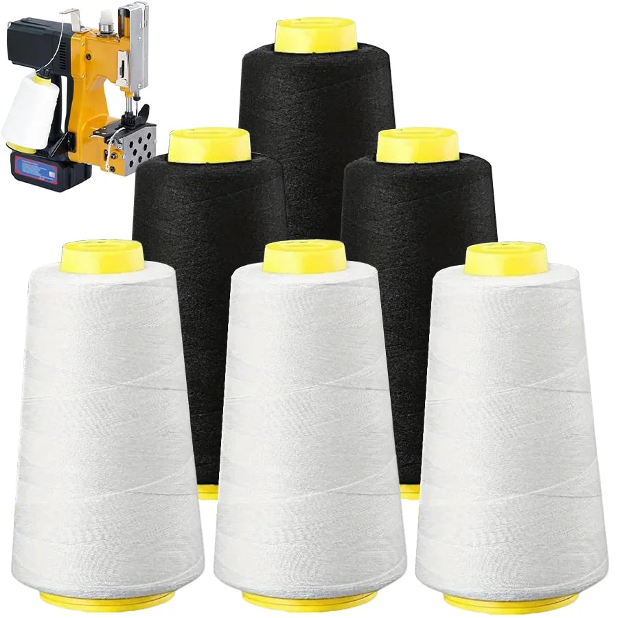 Domestic 100% Polyester overlocker threads. 3000 Yard Each