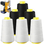 Domestic 100% Polyester overlocker threads. 3000 Yard Each