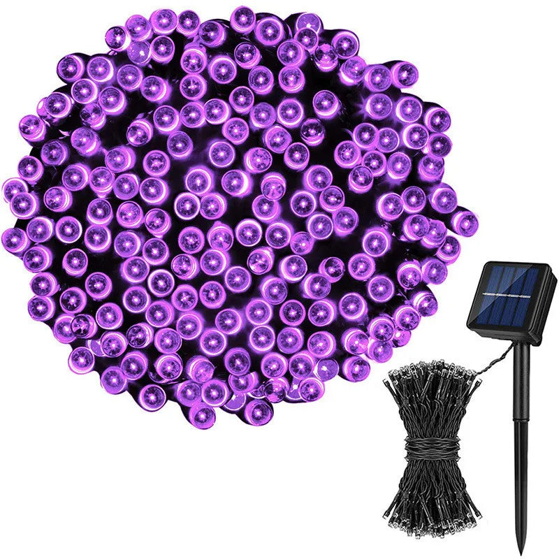 Solar Fairy String Lights – 8 Modes, Waterproof & Outdoor Ready