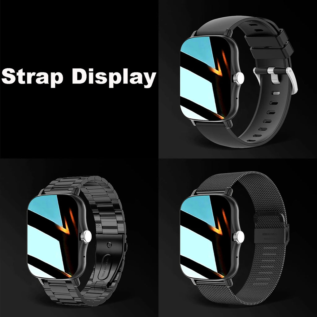 see the Smart watches different strap discplays