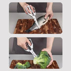 Multifunctional Kitchen Scissors – Stainless Steel Food & Bone Scissors