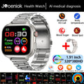 Medical Grade ECG & PPG Smart Watch | Blood Sugar, BMI, Uric Acid & Bluetooth Calling