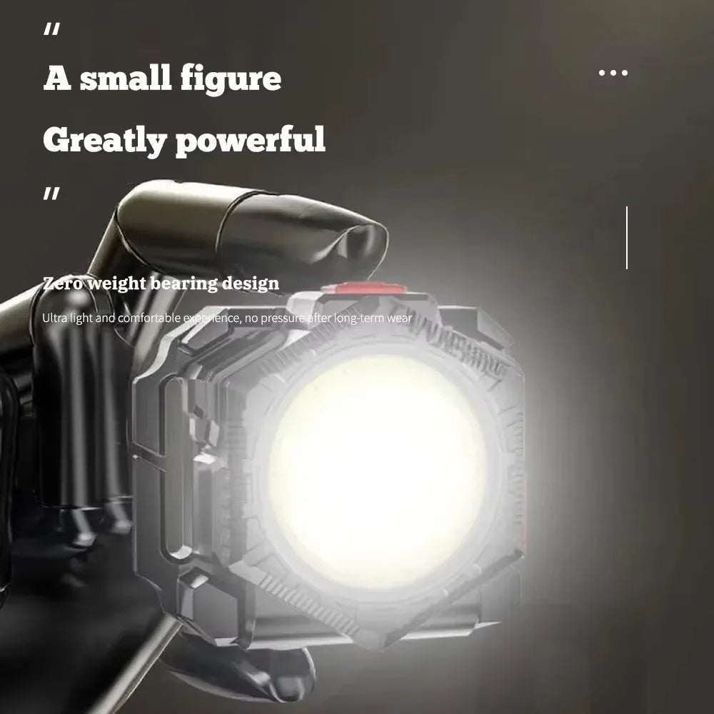 COB LED Wrist Light Torch – 500 Lumens, 4 Modes & USB-C Rechargeable | Hands-Free Running & Camping Light