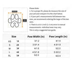 Dog Boots & Paw Protectors – Water-Resistant Winter Shoes for Small, Medium & Large Dogs