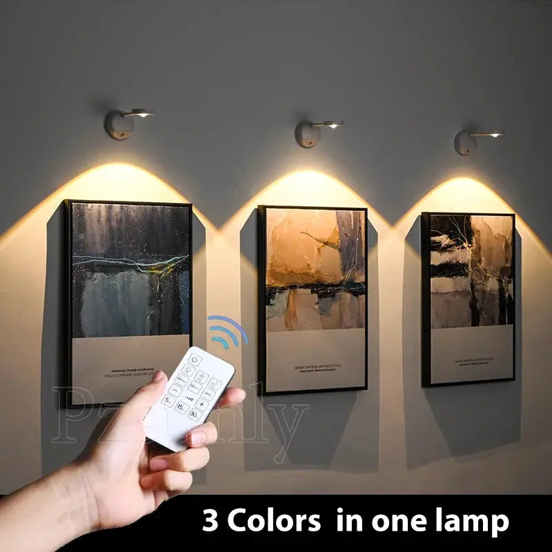 Wireless USB LED Motion Sensor Night Light – Wall Lamp for Bedroom & Living Room