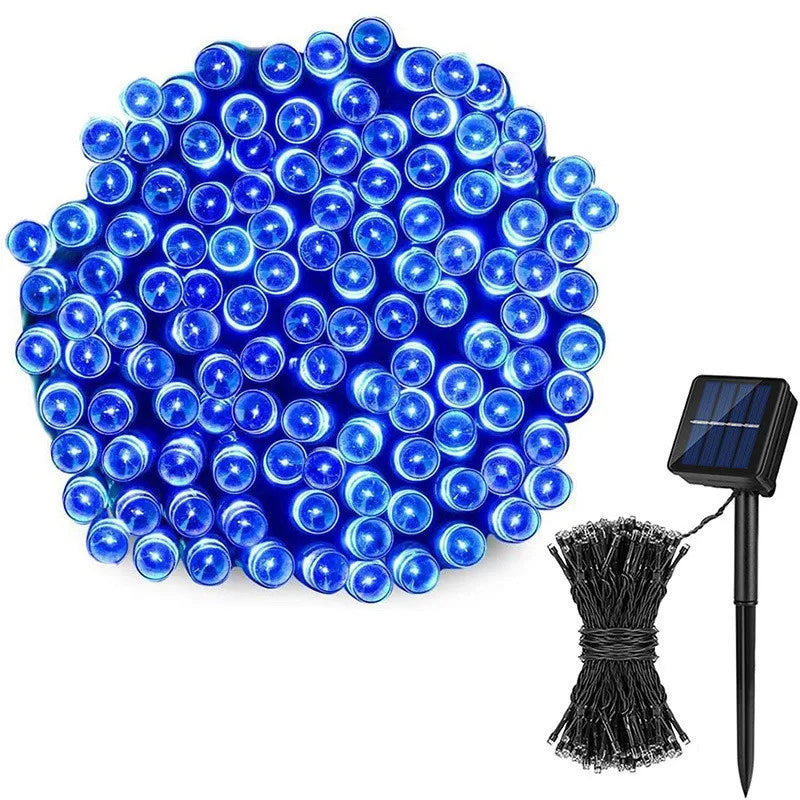 Solar Fairy String Lights – 8 Modes, Waterproof & Outdoor Ready