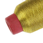 Metallic Machine Embroidery Thread | Gold & Silver | 3000m Spool