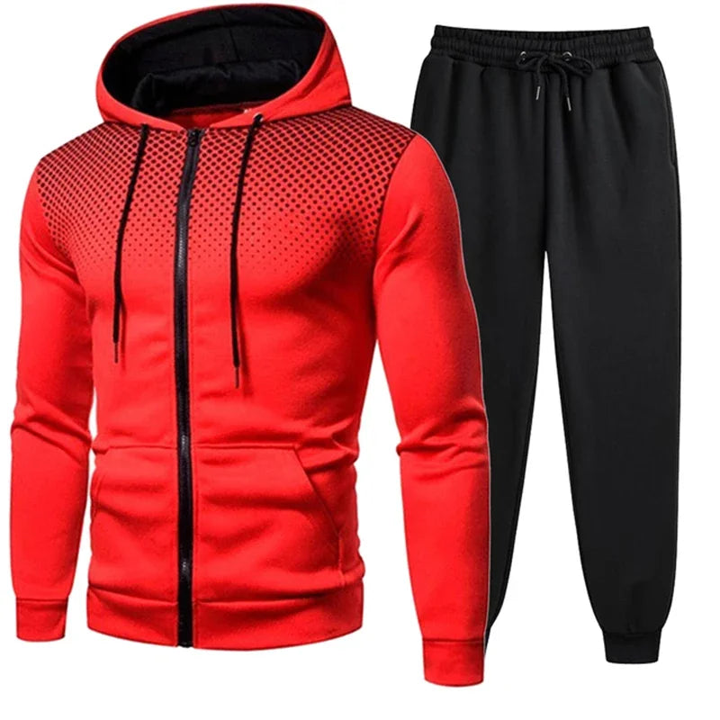 Mens 2026 Tracksuits  Clothing  Sets Hoodie Set Zipper Sweatshirt
