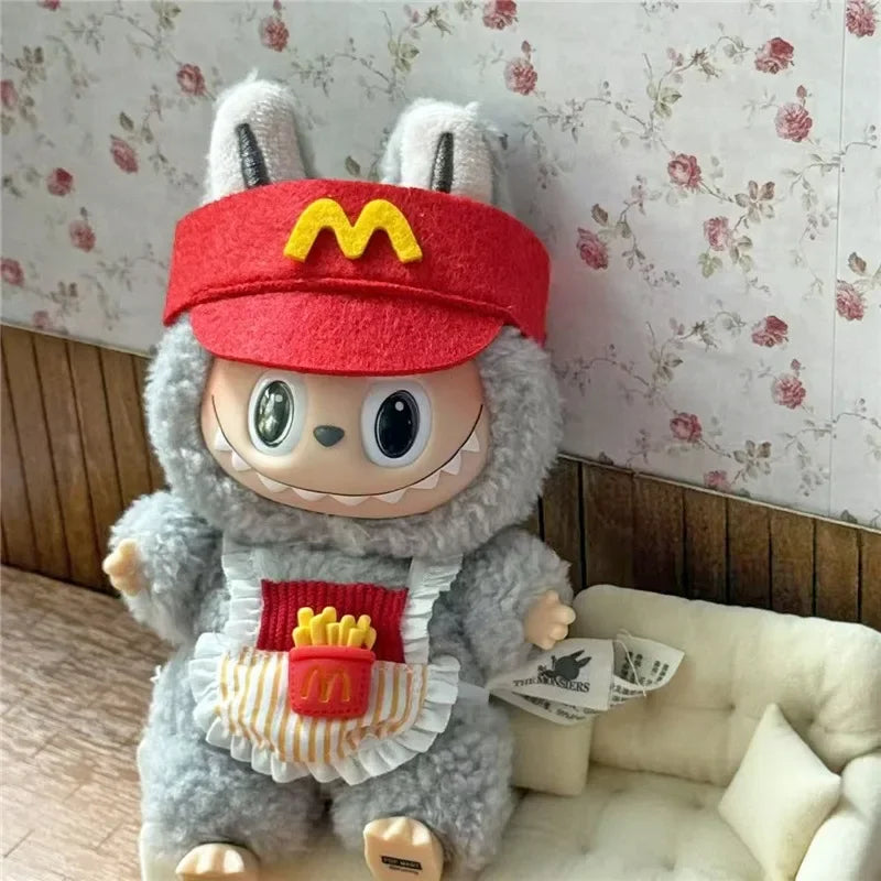 15-17cm For Labubu Doll Mini Clothes