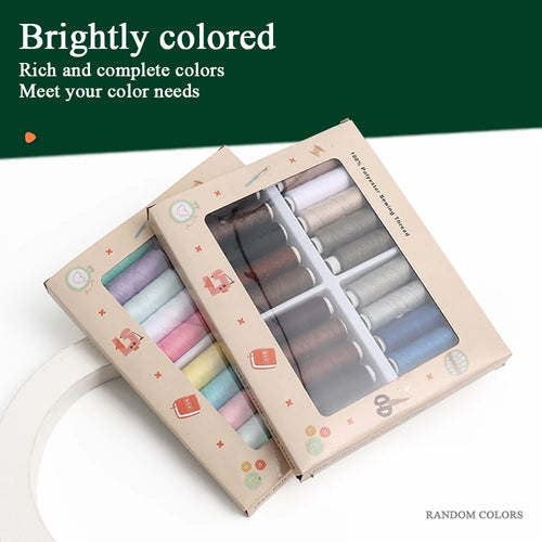 20-Piece 200 metre Polyester Sewing & Embroidery Thread Set