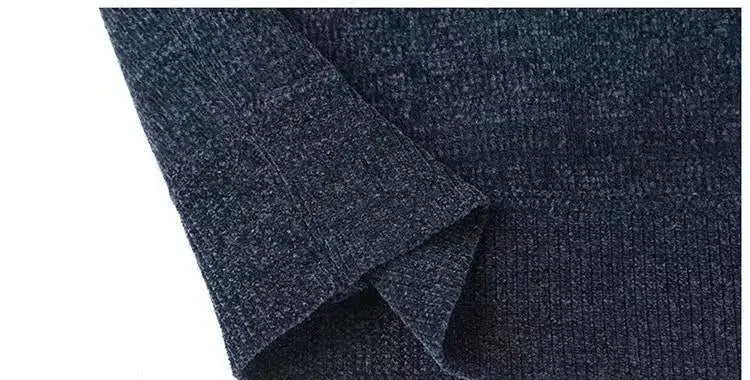 Men's Wool Blend Pullover Sweater – Warm O-Neck Knit Jumper