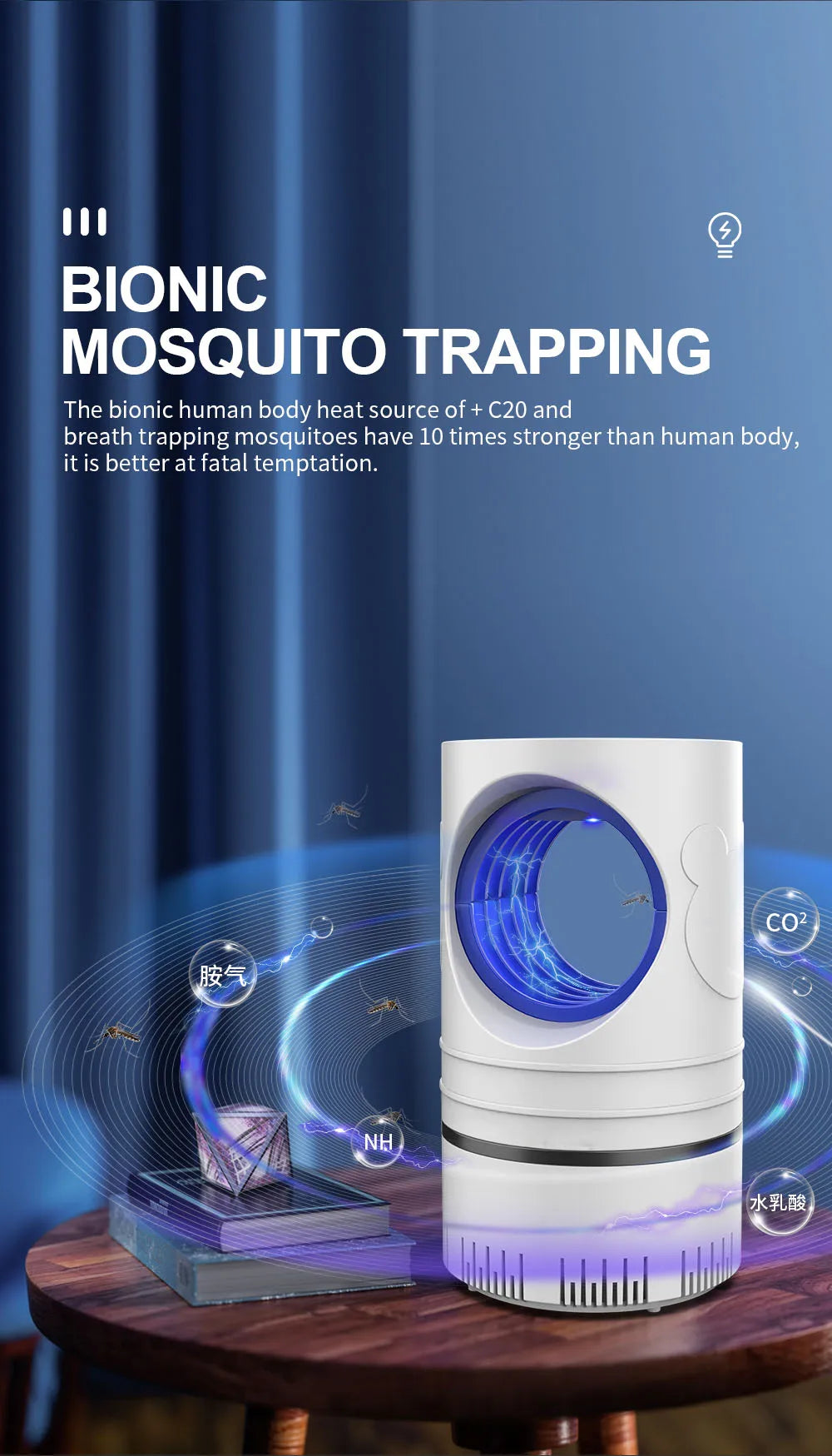 1 Piece Electric Fly Bug Mosquito Insect Killer