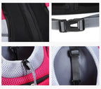 Breathable Pet Backpack Carrier – Front & Back Travel Bag with Safety Reflective Strips | S–L