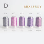 40WT Polyester Embroidery Thread Filament Threads