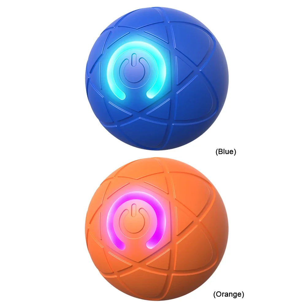 Interactive LED Rolling Dog Ball Toy – Auto-Moving & Rechargeable