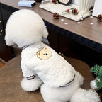 Plush Animal Dog Hoodie – Soft Autumn & Winter Pet Pullover | XS–XL