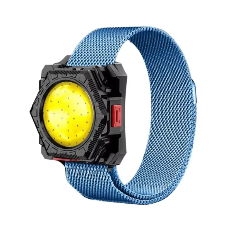 COB LED Wrist Light Torch – 500 Lumens, 4 Modes & USB-C Rechargeable | Hands-Free Running & Camping Light