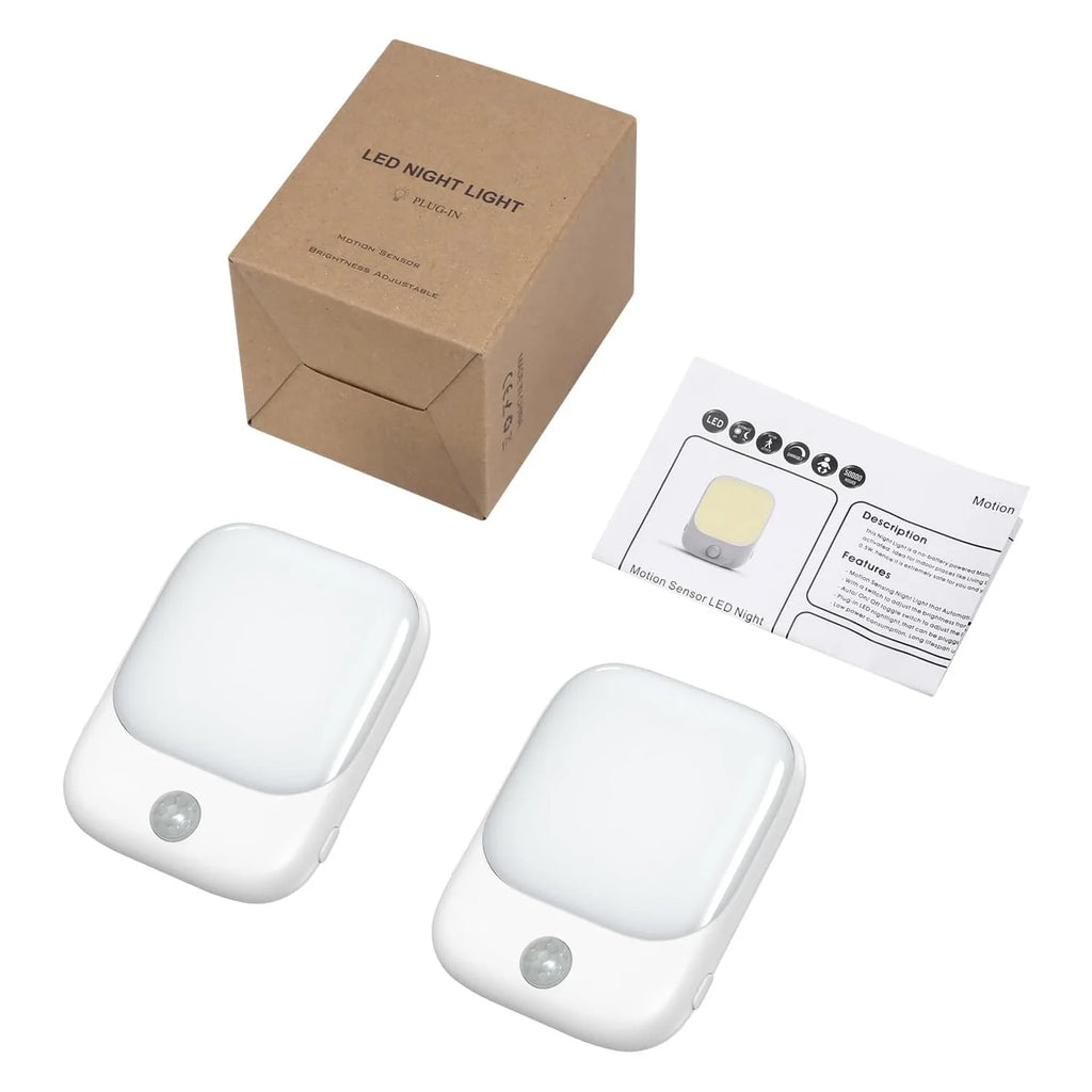 LED Motion Sensor Night Lights for Kids Bedroom