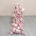 Artificial Mixed Rose & Hydrangea Flower Row – Wedding Backdrop & Event Wall Décor