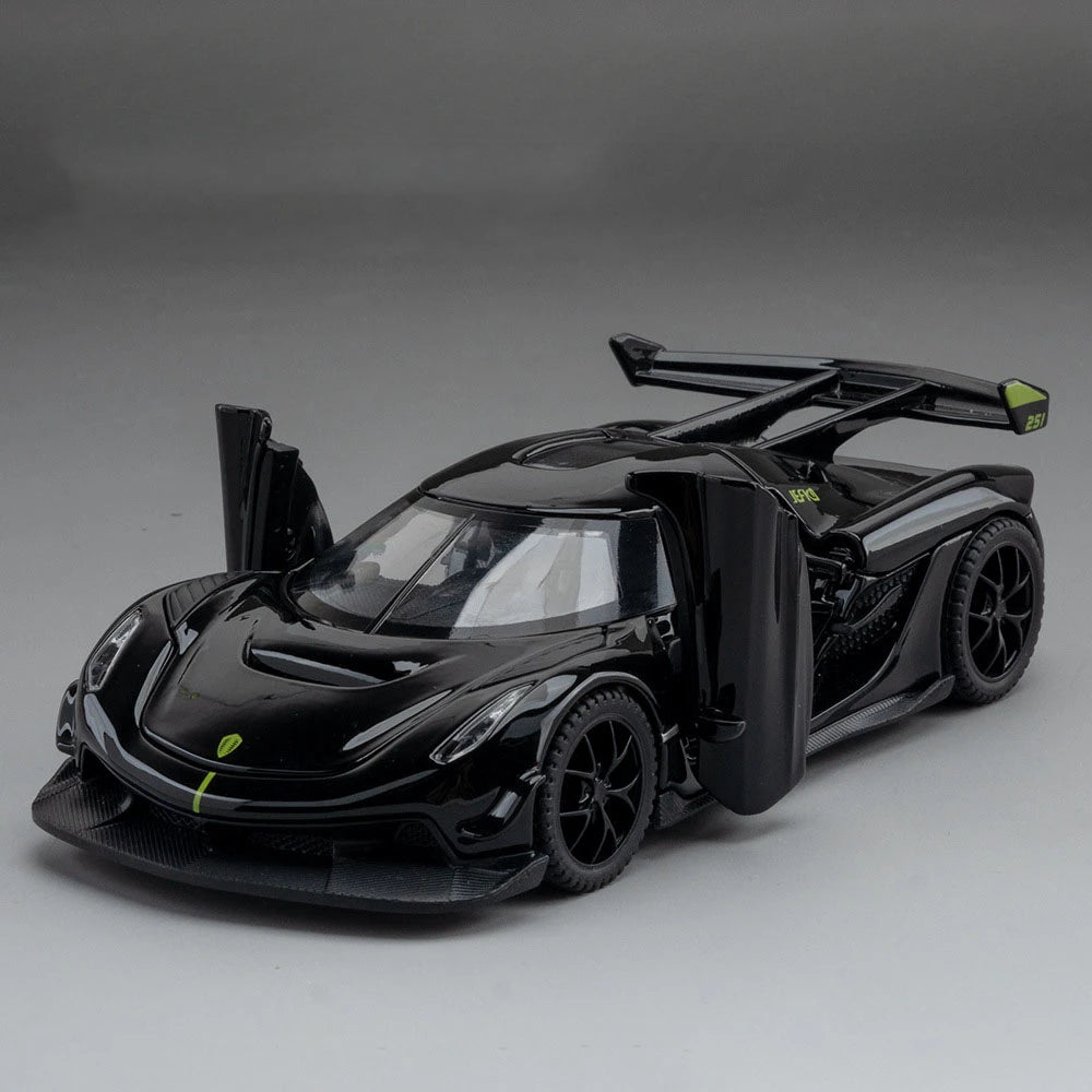 1:32 Scale Hypercar Diecast Supercar Model | Sound, Lights & Opening Doors