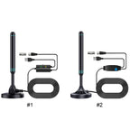 4K HD TV Antenna 500 Mile Long-Range Amplified Digital Antenna DVB-T2 Indoor Outdoor