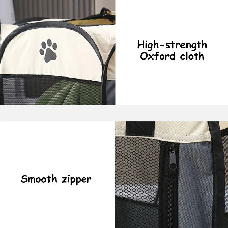 Foldable Pet Playpen & Tent | Indoor & Outdoor Dog & Cat Enclosure