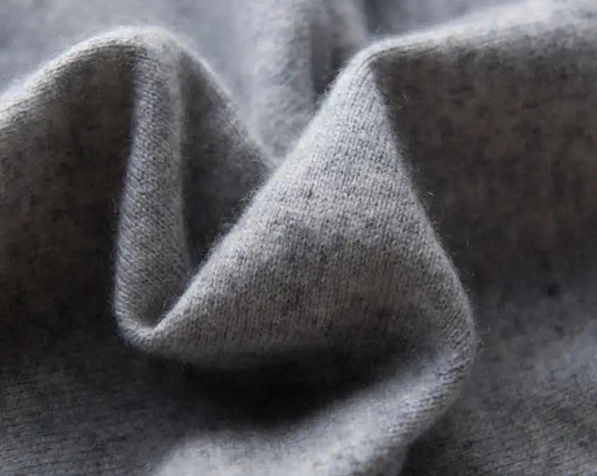 Men's Classic Cashmere Cotton Pullover Sweater – V-Neck & O-Neck