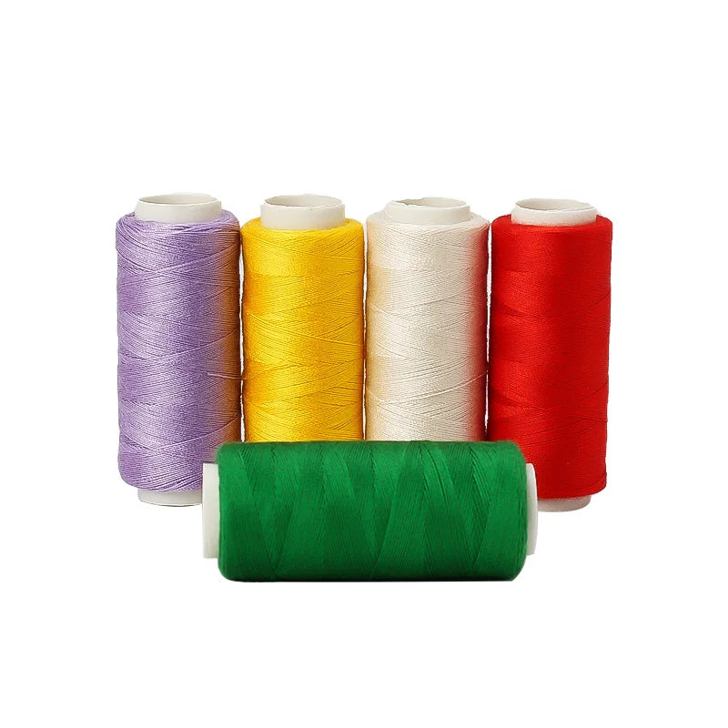 12-Color Embroidery Thread Set - Polyester Sewing Thread
