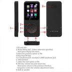 Bluetooth MP3 MP4 Lossless Music Player – FM Radio, Voice Recorder & E-Book Reader