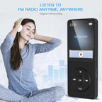Bluetooth MP3 MP4 Lossless Music Player – FM Radio, Voice Recorder & E-Book Reader